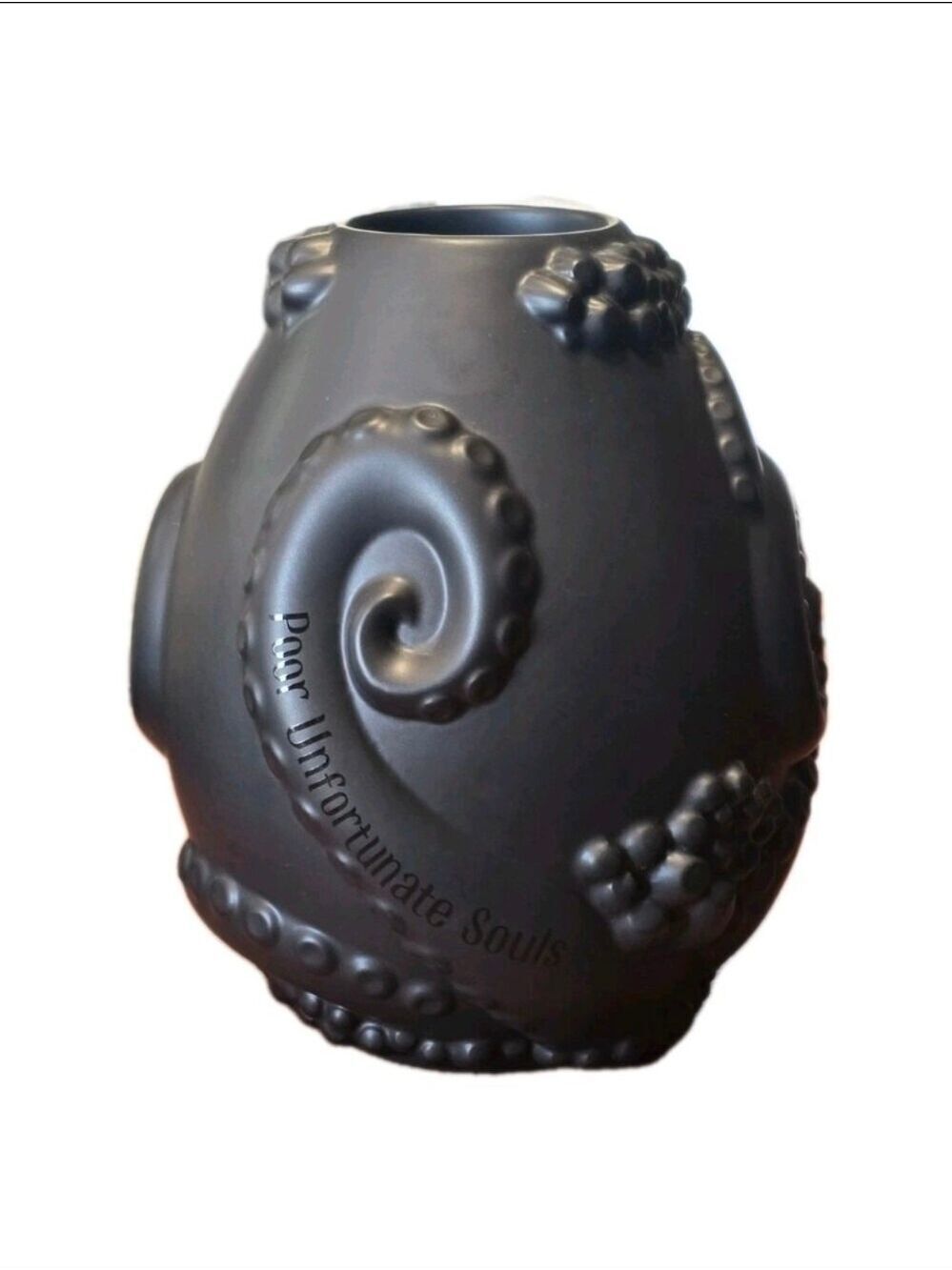 Disney Parks Villains Ursula "Poor Unfortunate Souls" Black Tentacle Vase